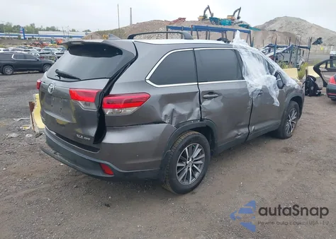 2019 Toyota Highlander Xle from USA, damaged, VIN 5TDJZRFH5KS590563